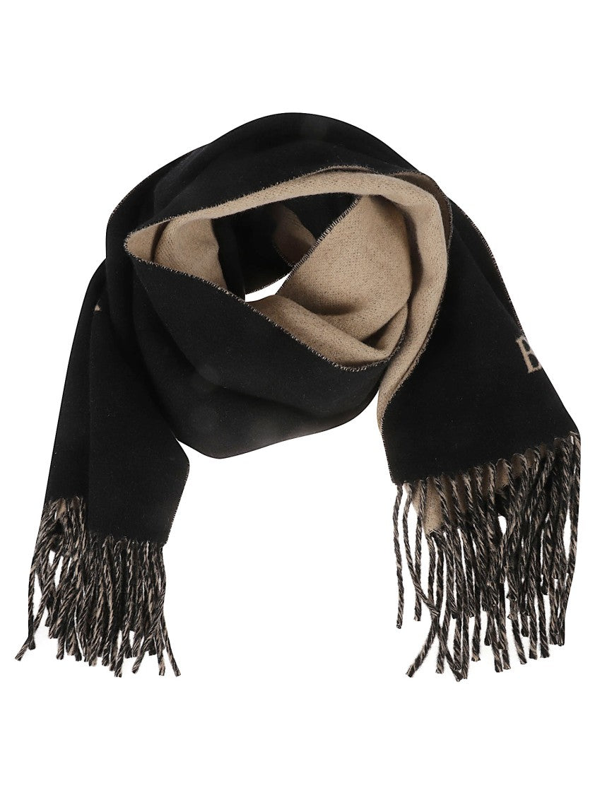 Burberry Cashmere Scarf With Graphic Pattern