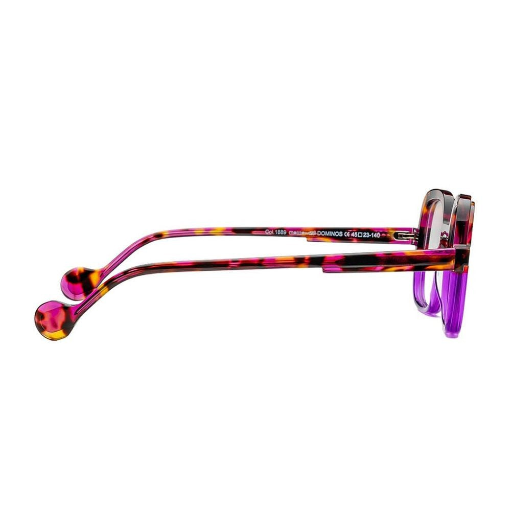 Matttew Dominos Tortoiseshell Acetate Eyewear With Violet Gradient