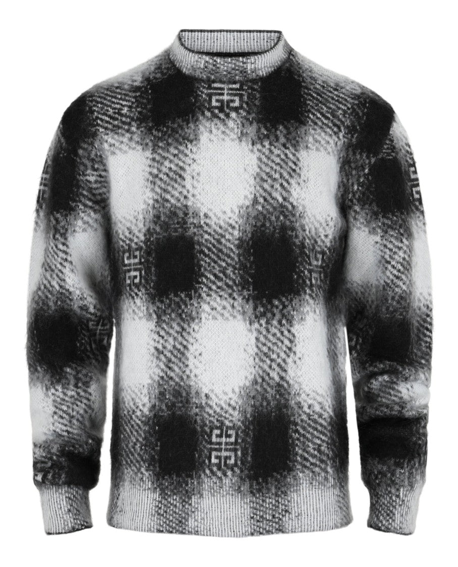 Givenchy 4G Logo Plaid Sweater