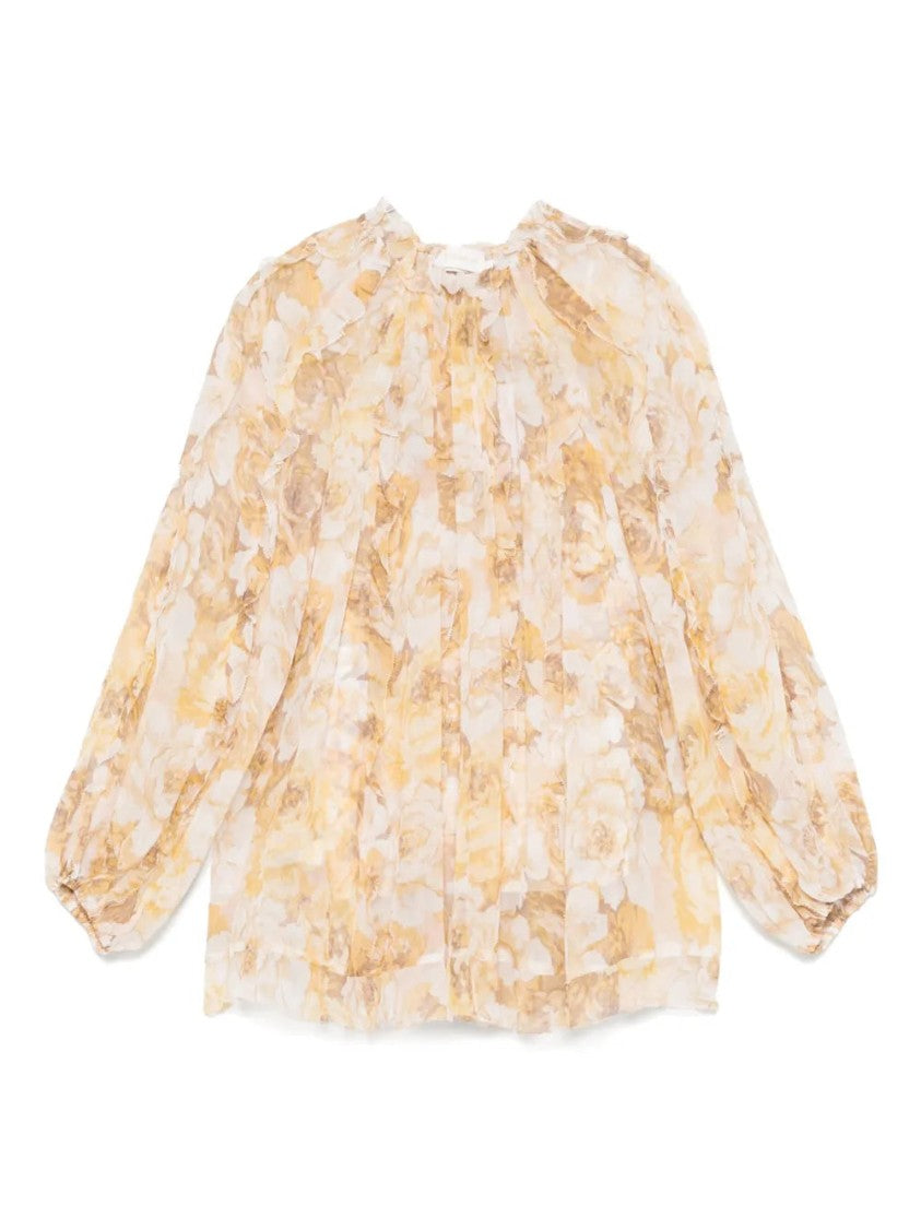 Zimmermann Frill-Detail Billow Blouse