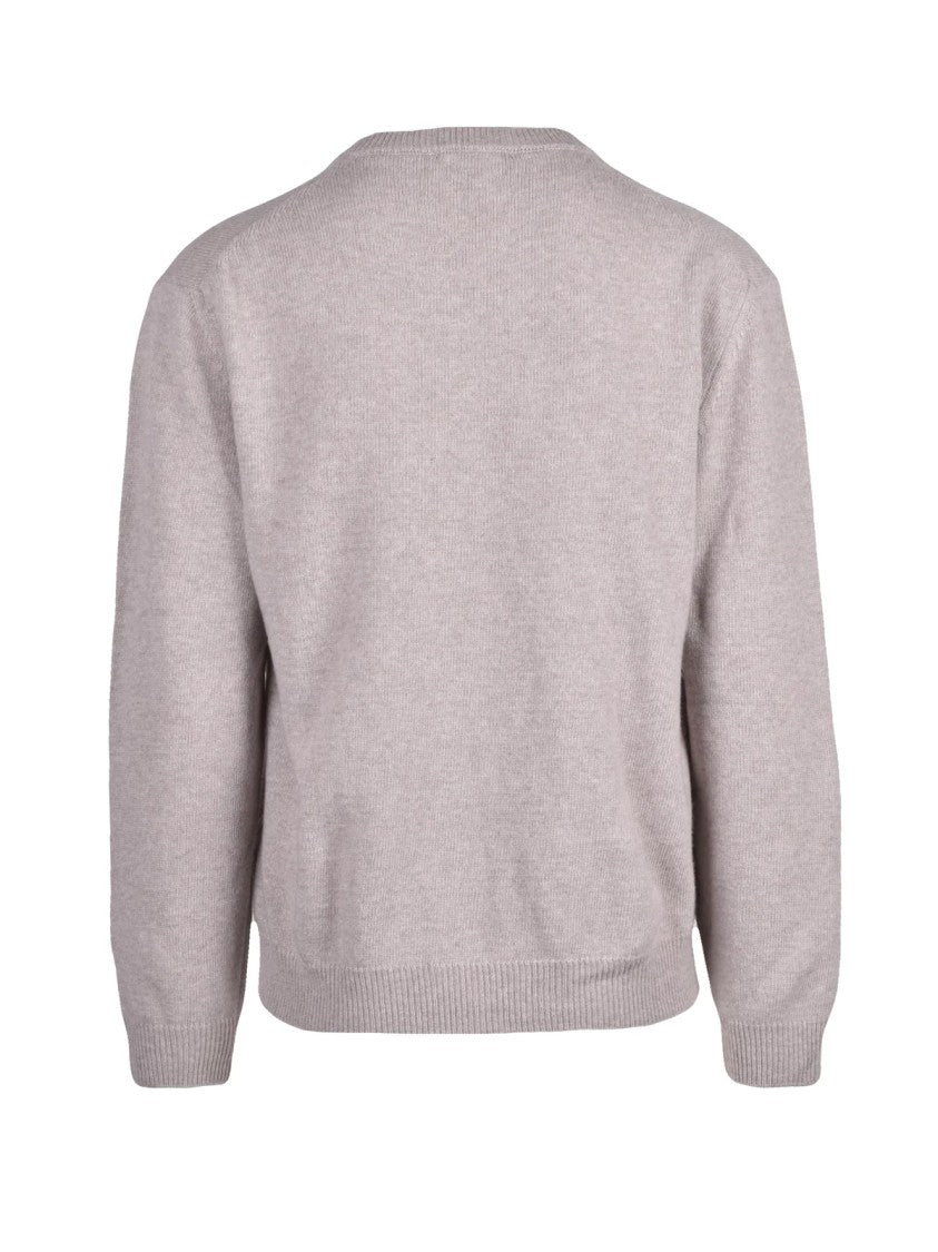 Daniele Fiesoli V-Neck Pullover In Extrafine Merino Wool And Cashmere Fusion