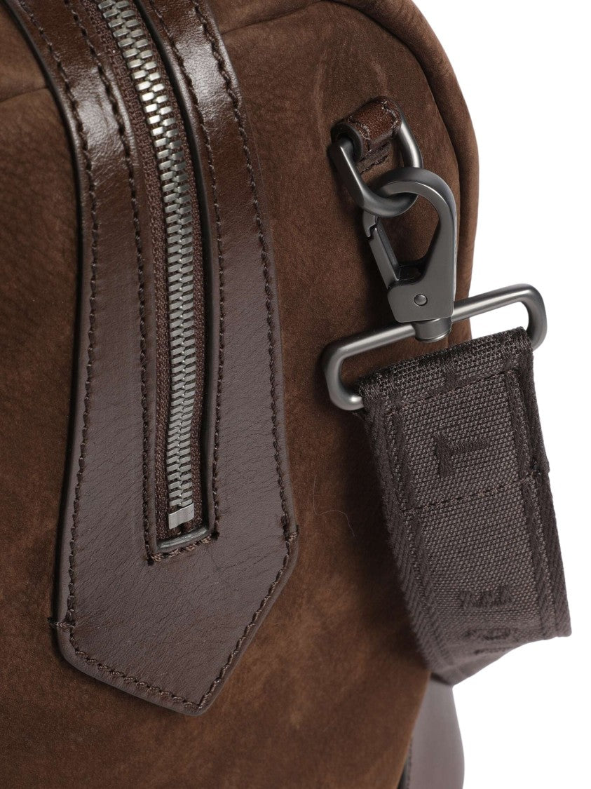The Bridge Travel Soft Brushed Cow Leather Travel Bag