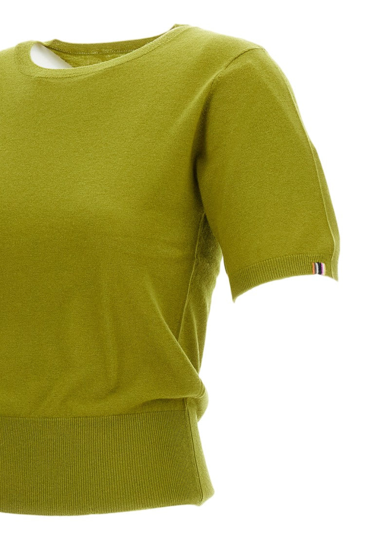Extreme Cashmere Green Grass N.416 Noor Short Sleeve T-Shirt