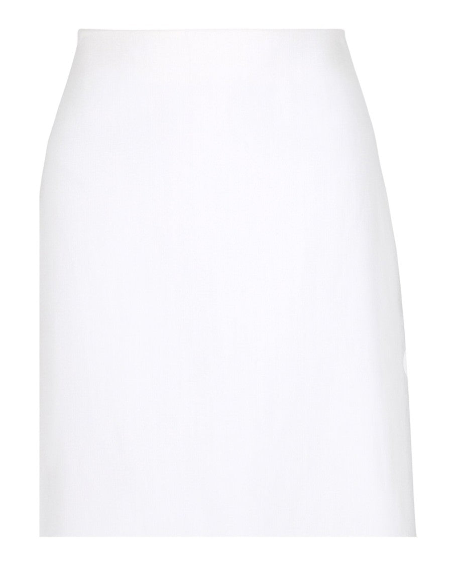 Ferragamo High-Rise Long Skirt With Rear Slit