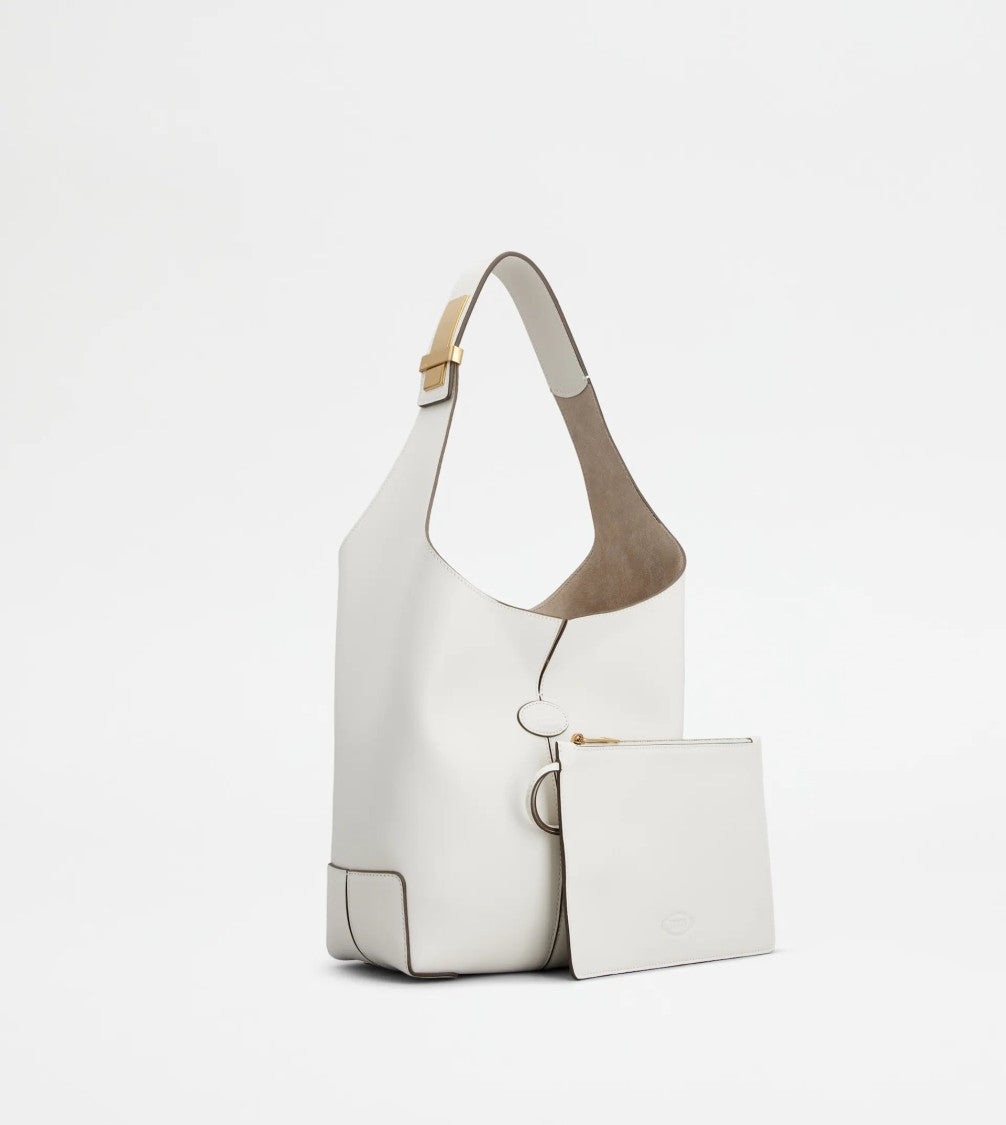 Tod's White Dbm Sacca Tote Bag