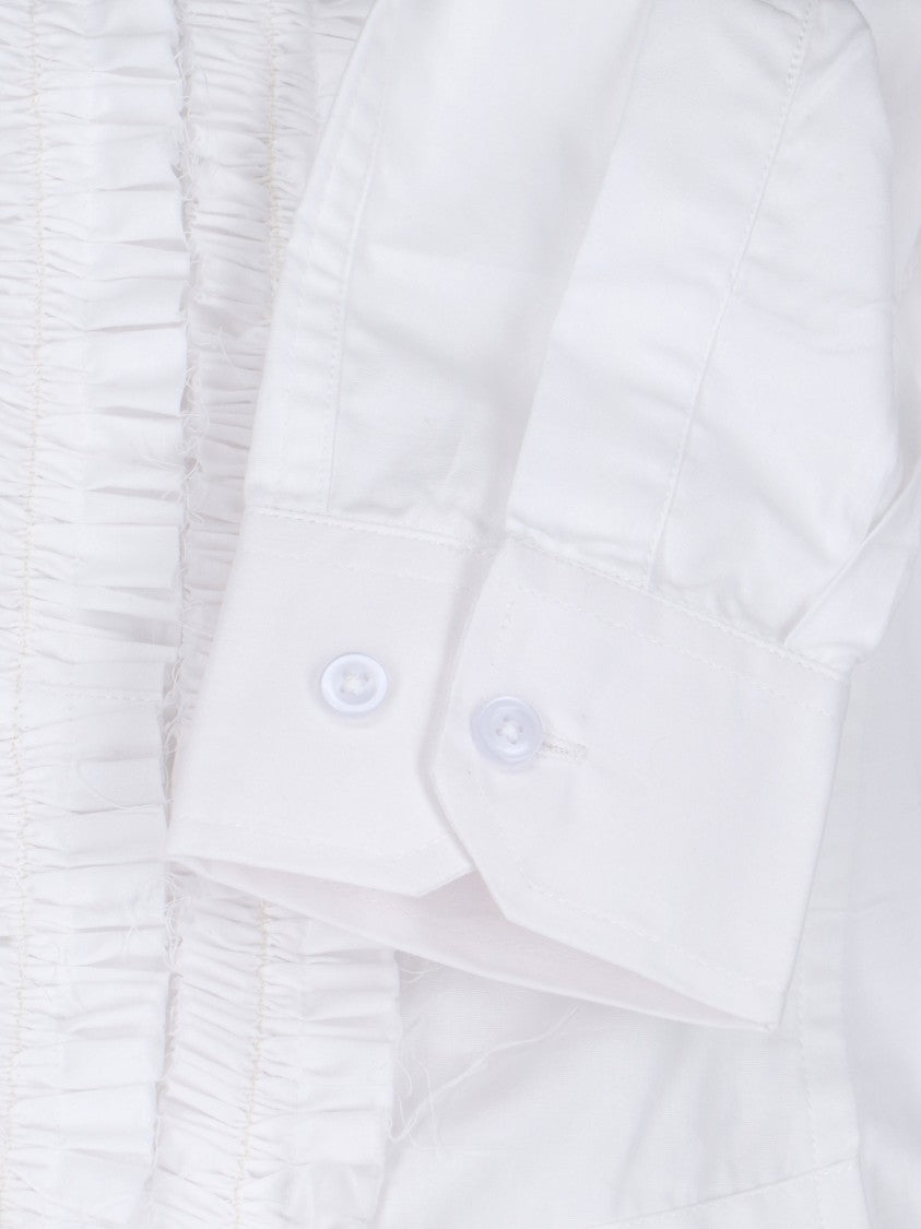 Hodakova "Frill" Ruffle Shirt – White
