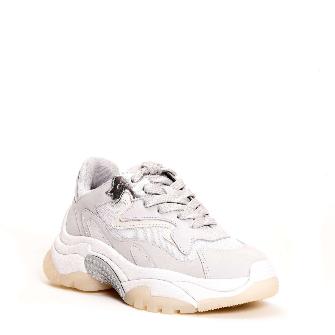Ash Sneakers Addict White And Silver