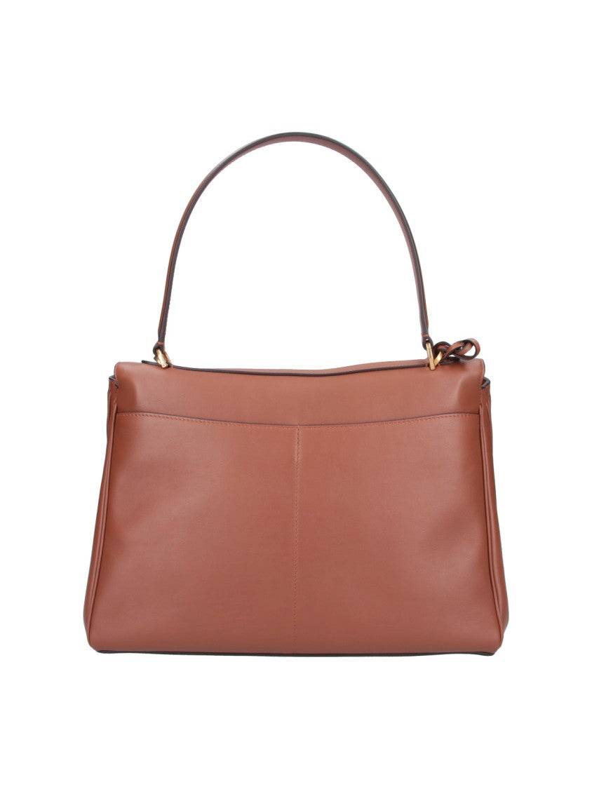 Balenciaga Brown Rodeo Medium Calfskin Leather Handbag