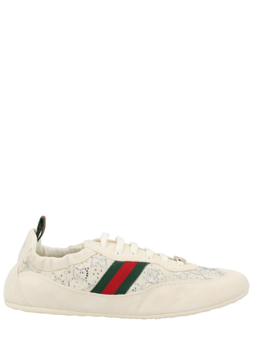 Gucci Shift Webbing Calfskin Sneakers