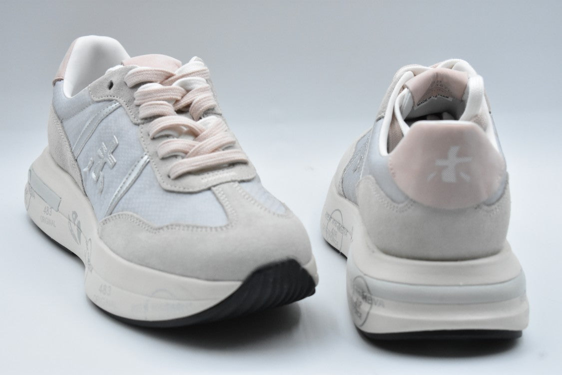 Premiata Retro Soft Suede Low-Top Sneakers