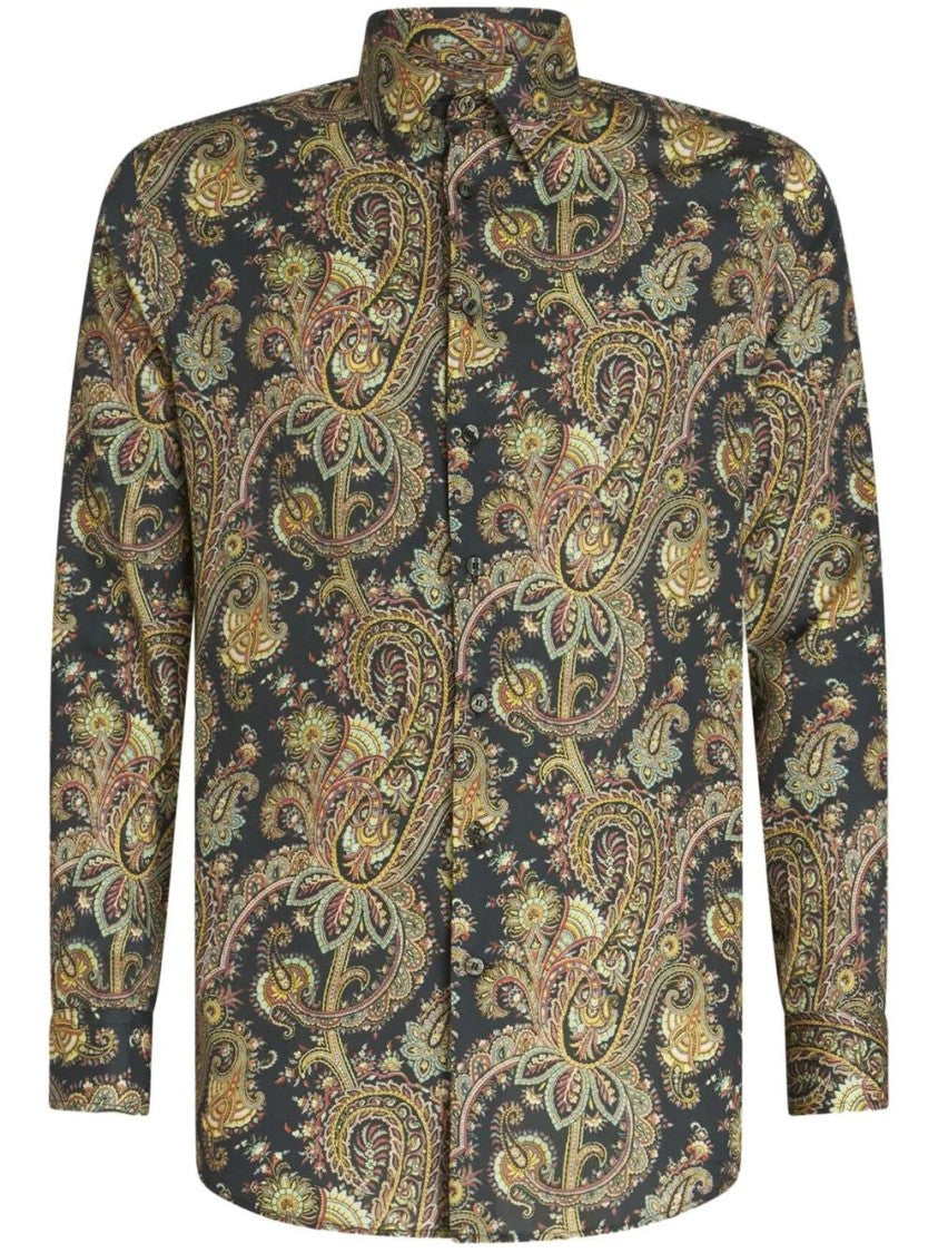 Etro Intricate Paisley Pattern Long Sleeve Etro Shirt