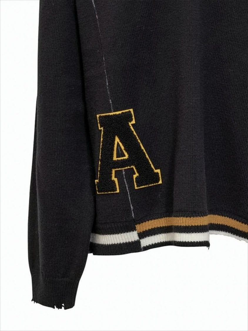 Ambush Relaxed Fit V-Neck Wool Sweater