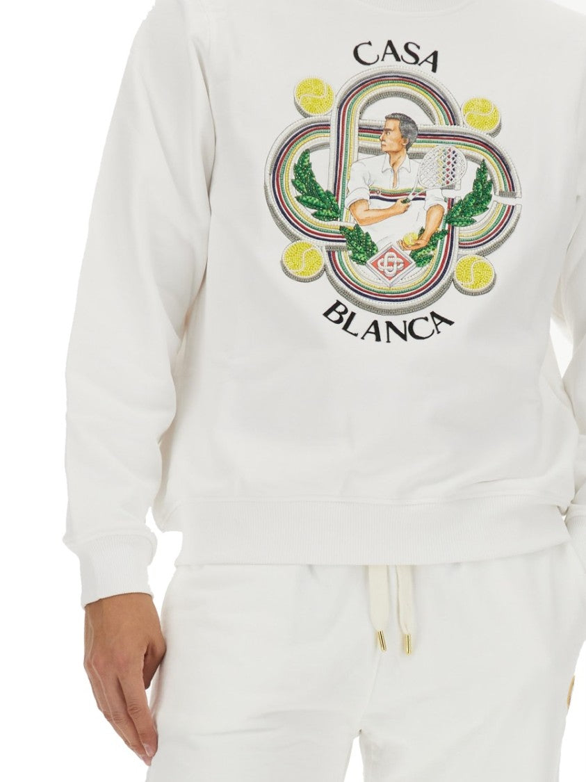 Casablanca Regular Fit Sweatshirt With Logo Design