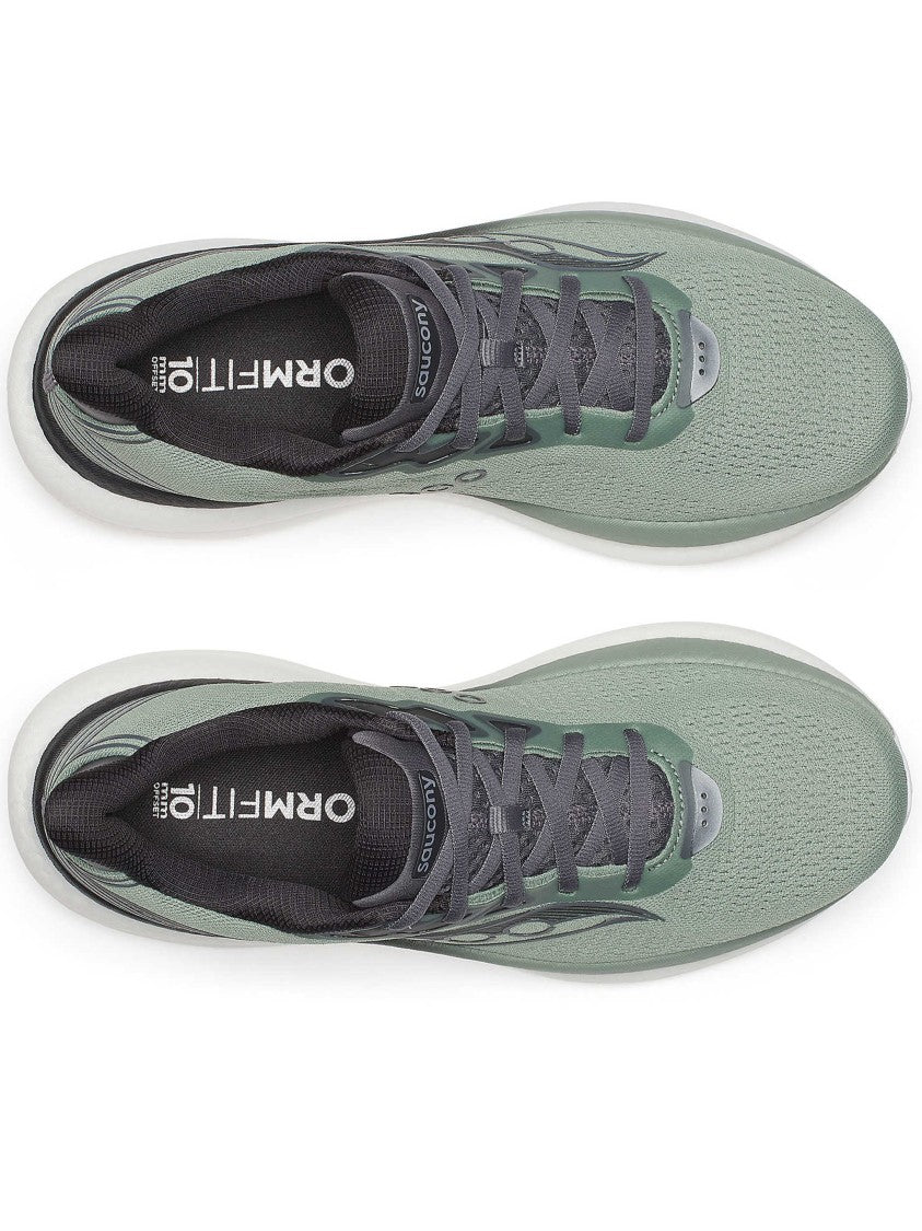 Saucony Green Triumph 23 Mesh Running Sneakers