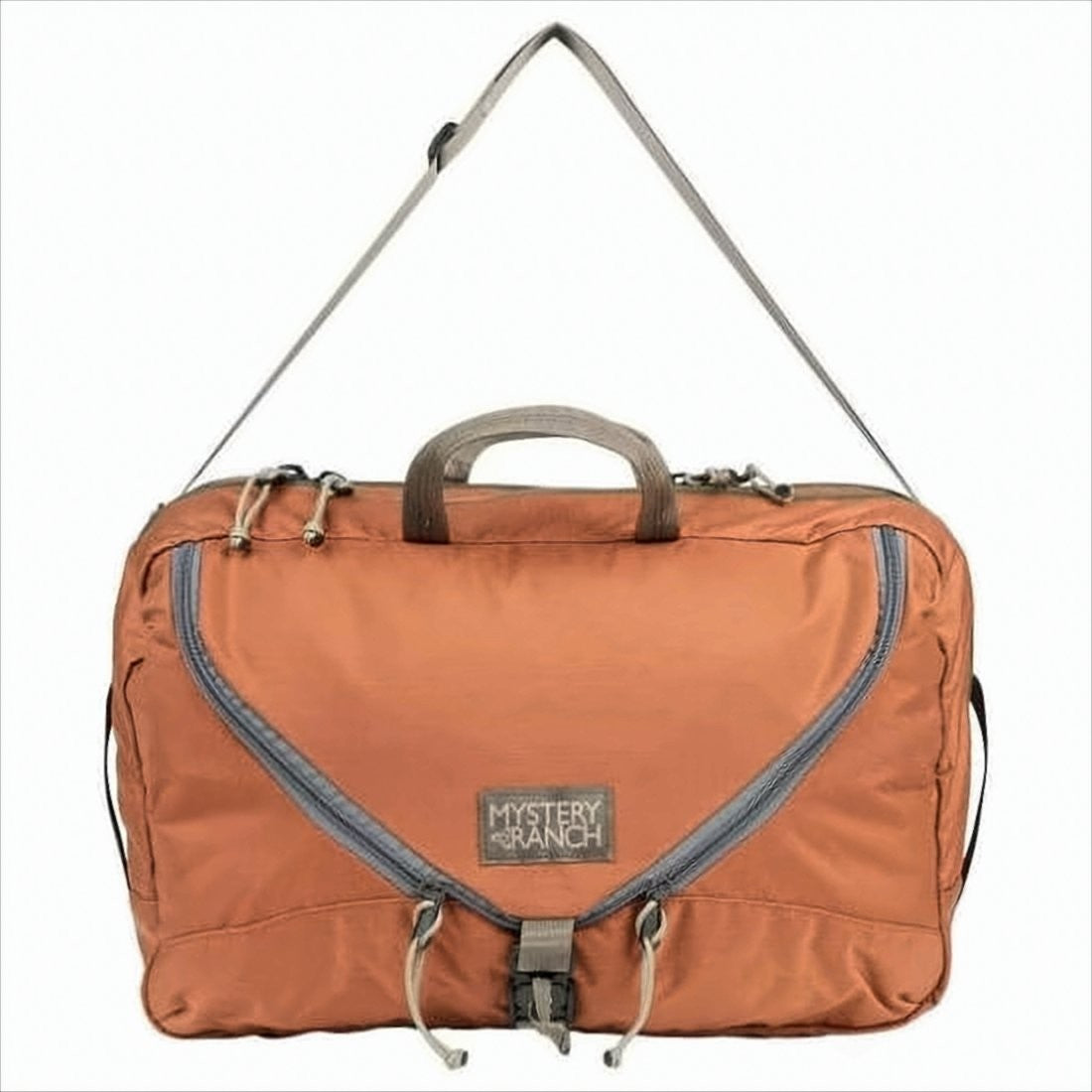 Mystery Ranch Functional Orange Nylon Belt Bag With Buckle Closure