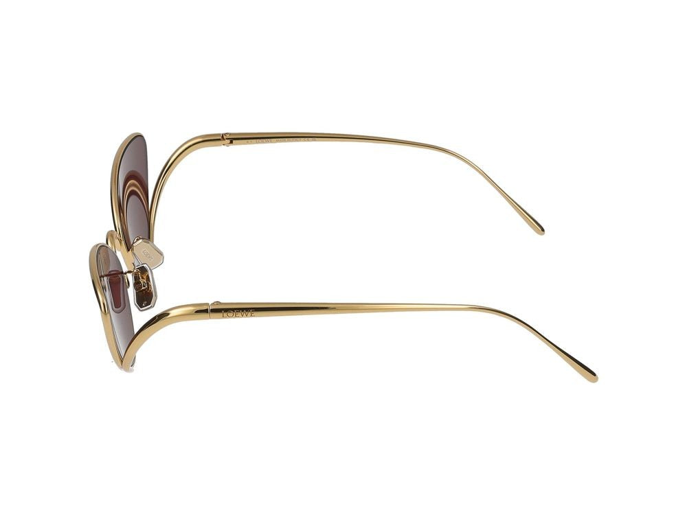 Loewe Gold Cat-Eye Metal Sunglasses