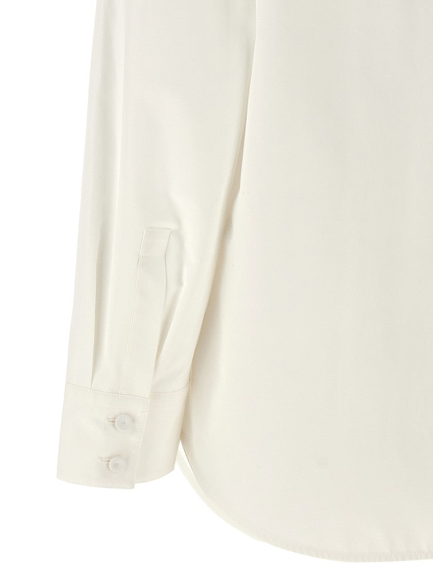 Jil Sander Cotton Poplin Shirt With Button Closure