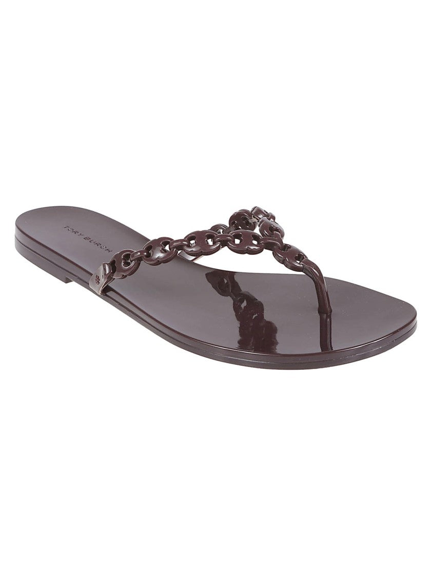 Tory Burch Gemini Thong Sandals With Chain-Link Detail