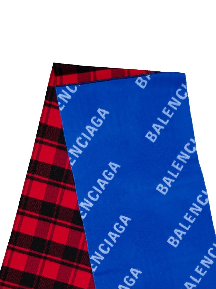 Balenciaga 50/50 Logo Scarf
