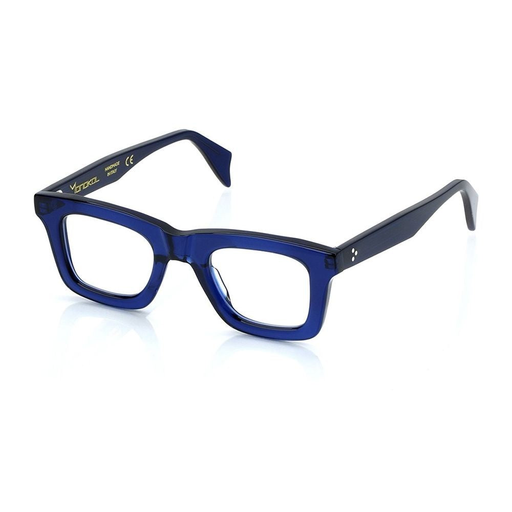 Monokol Concept Eyewear Mk308 Squared Transparent Blue Mazzucchelli Acetate Eyewear