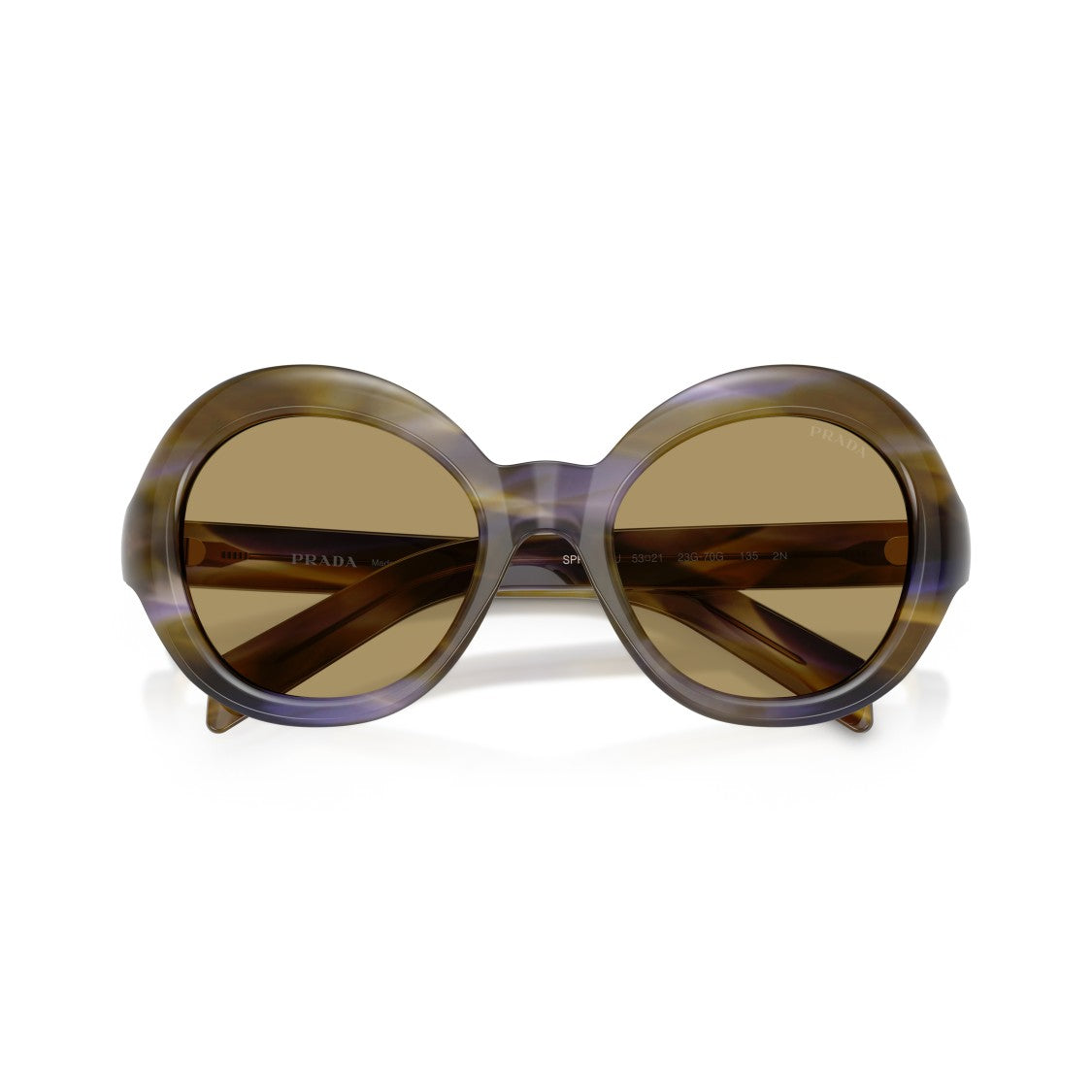 Prada 0Pr D08su Round Acetate Sunglasses