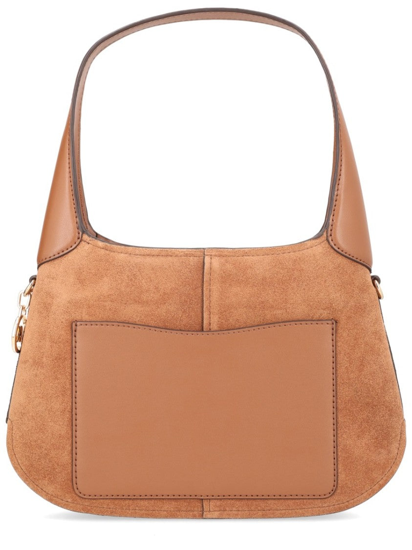 Michael Michael Kors Alice Cow Leather Suede Shoulder Bag