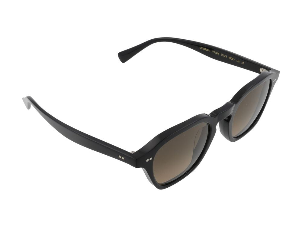 Oliver Peoples Gradient Lens Silver Rivet Detail Square Sunglasses