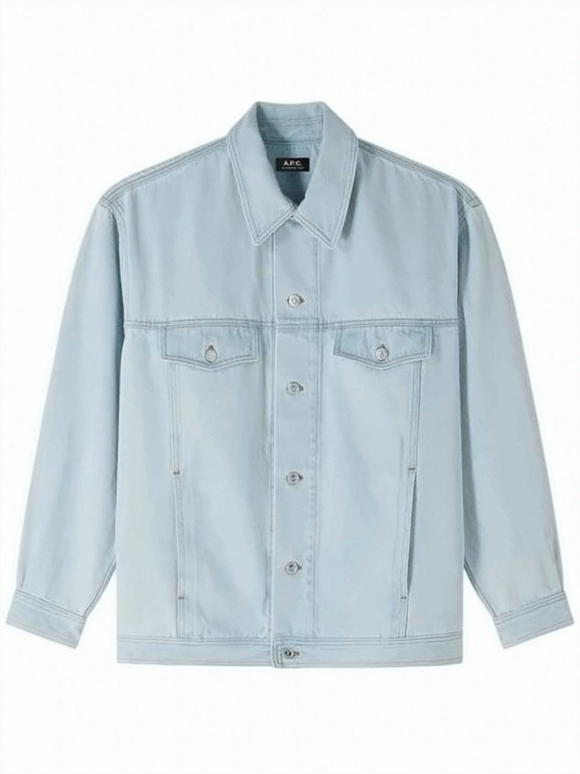 A.P.C. Light Wash Denim Jacket