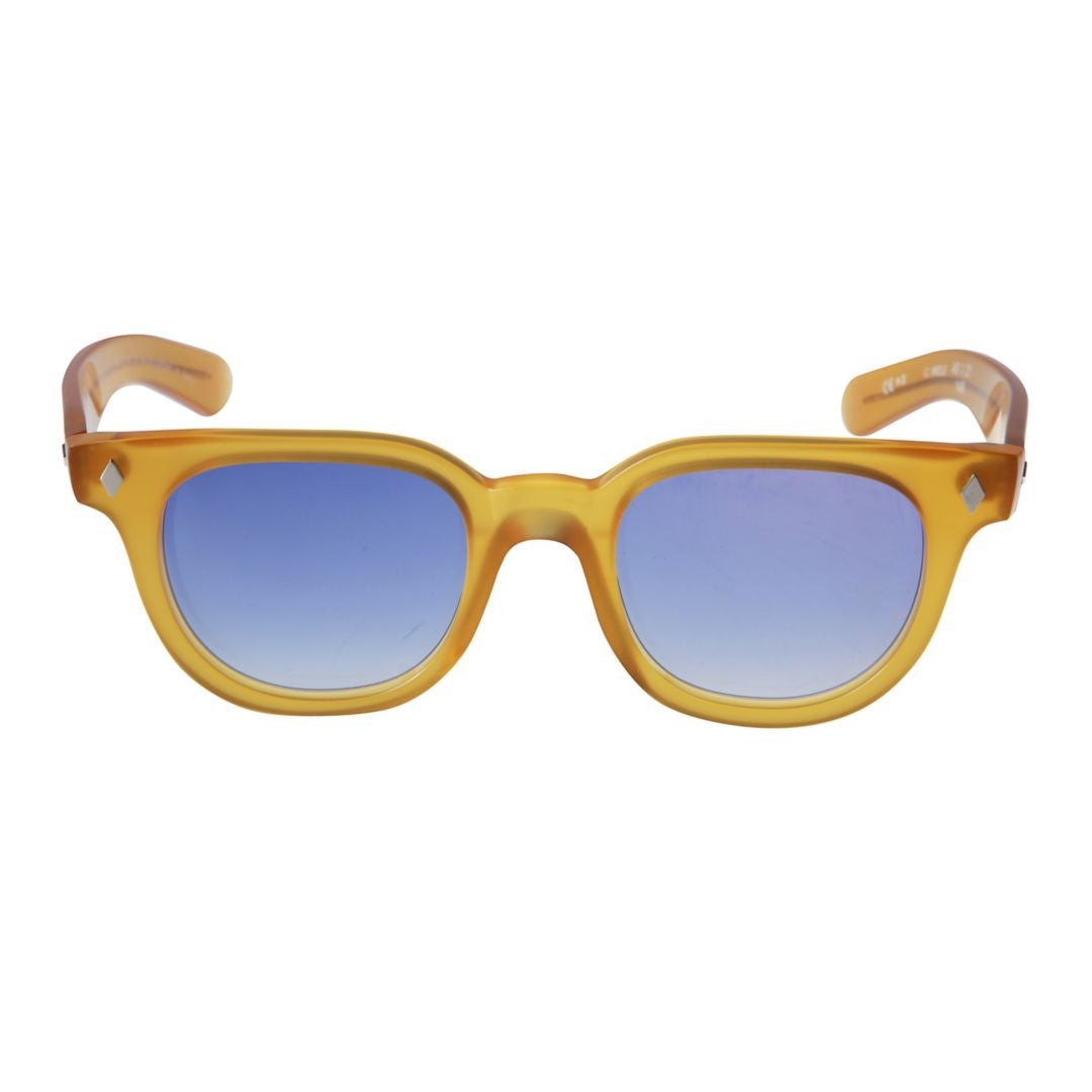 Kador Translucent Amber-Yellow Orbit Gradient Sunglasses
