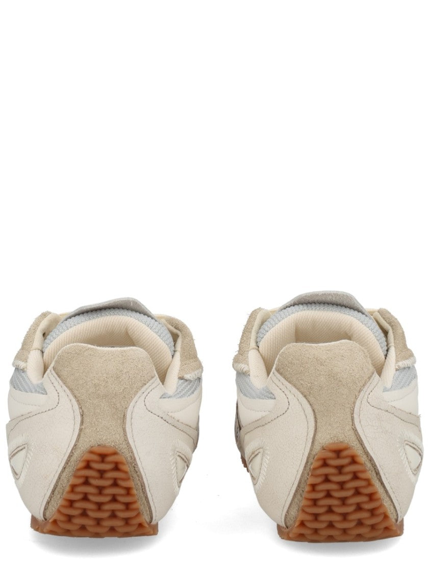 Axel Arigato Beige Slow Runner Layered Suede Sneakers