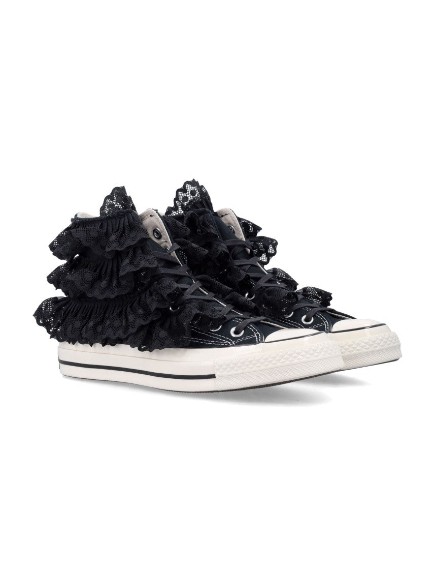 Converse Chuck Black 70 3-D Flourish Woman's High Tops