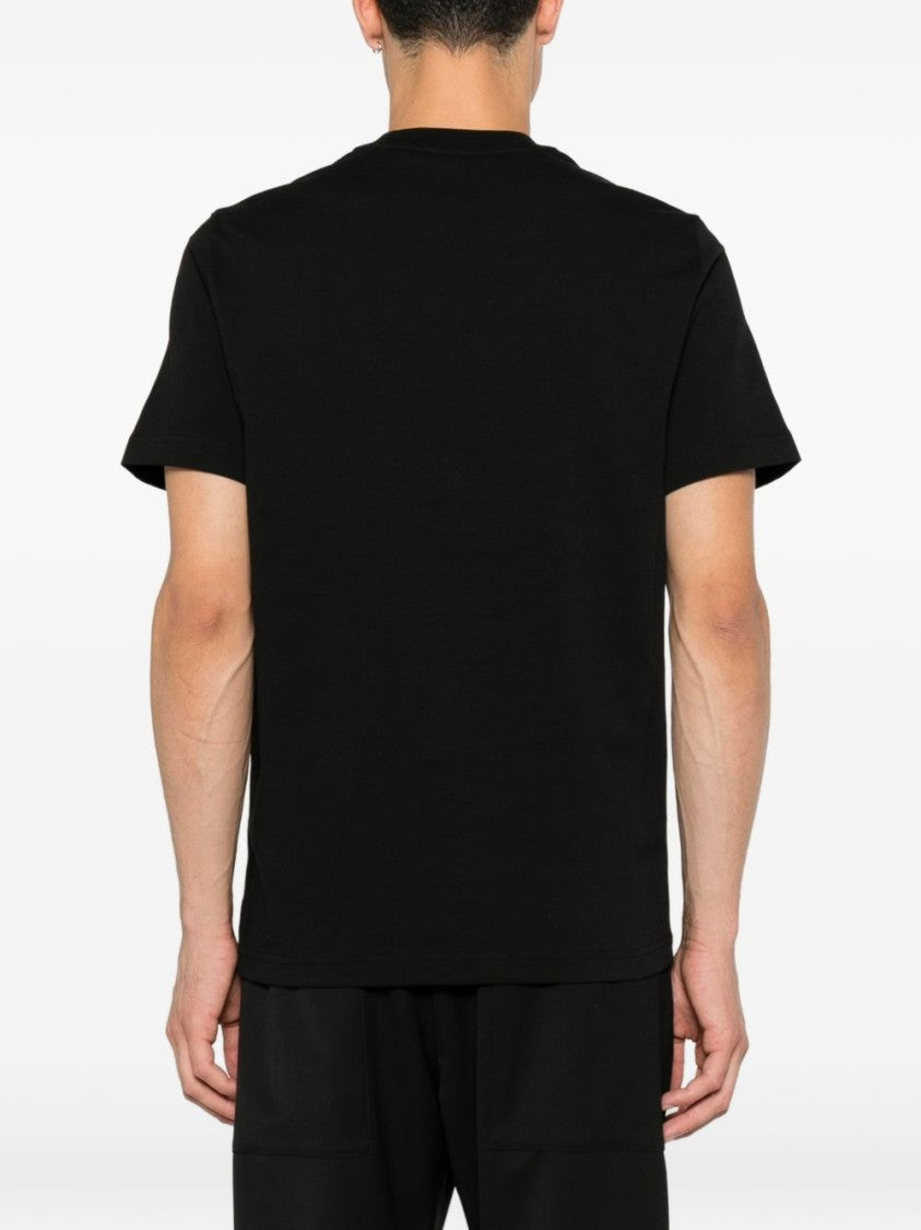 Moncler Logo Patch Cotton Jersey T-Shirt
