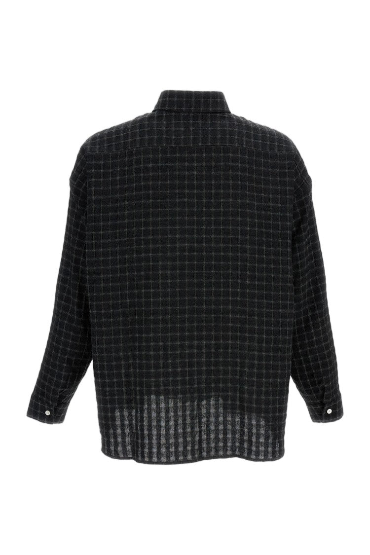 Sunflower Black Stable Seersucker Check Shirt