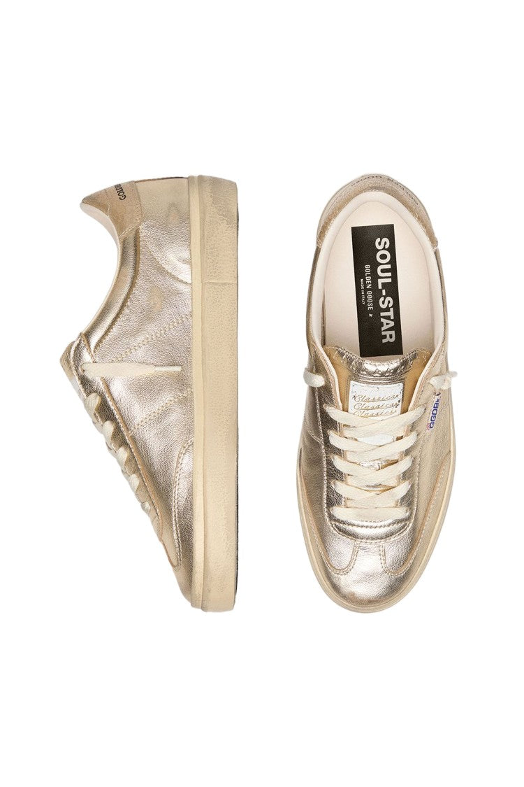 Golden Goose Low-Top Sneakers With Laminated Detailing
