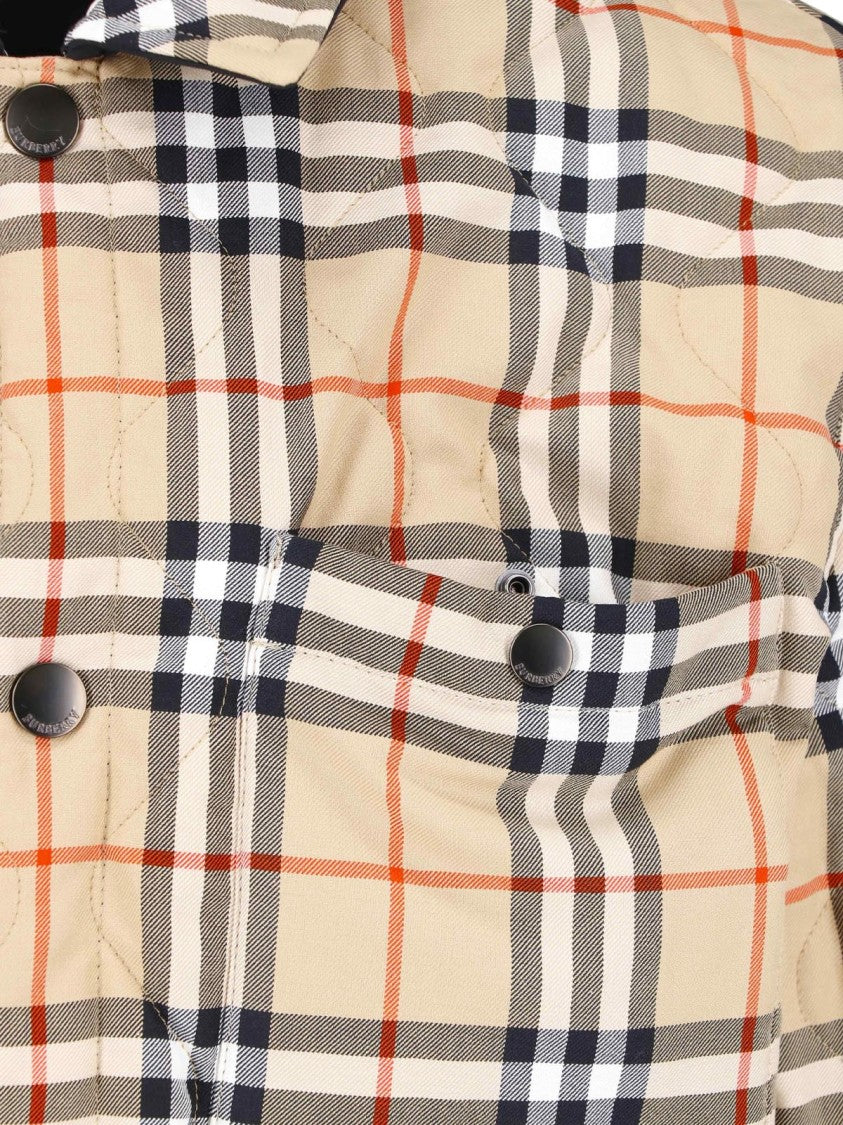 Burberry Reversible Quilted Jacket With Diamond-Stitched Design