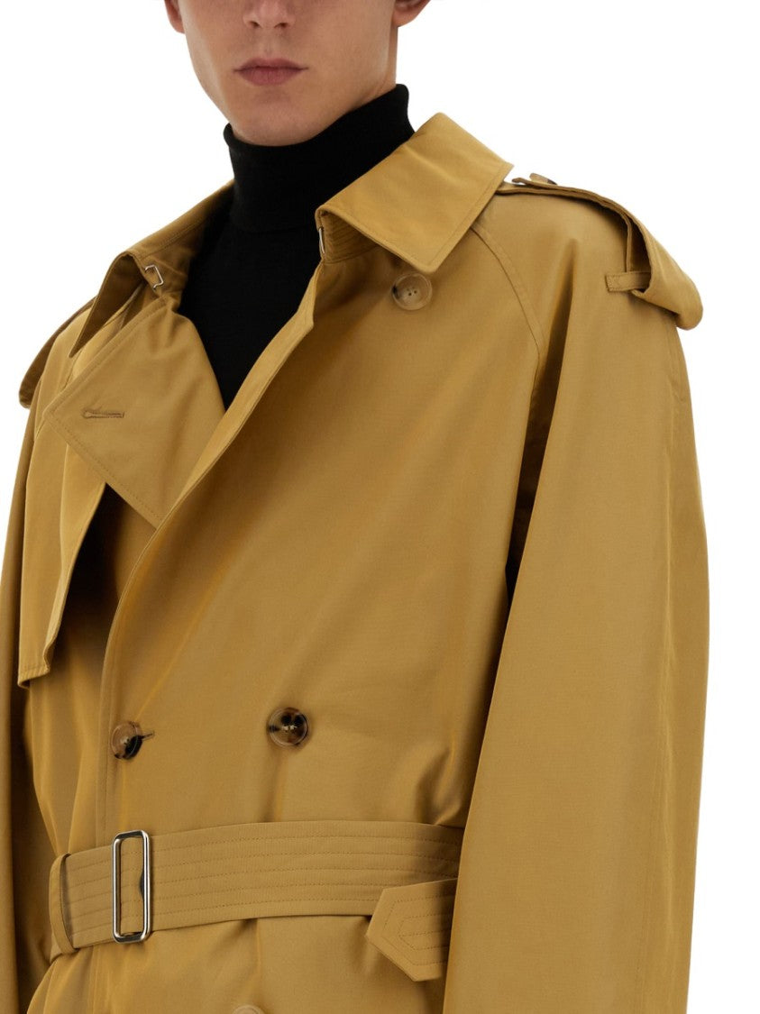 Burberry Trench Coat With Double-Breasted Design
