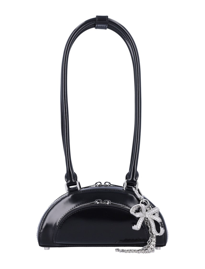 Self-Portrait Curved Charm Mini Shoulder Bag