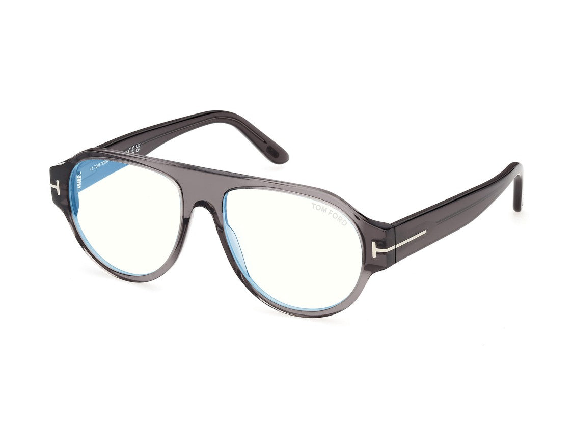 Tom Ford Ft6178-B Translucent Metallic Aviator Sunglasses