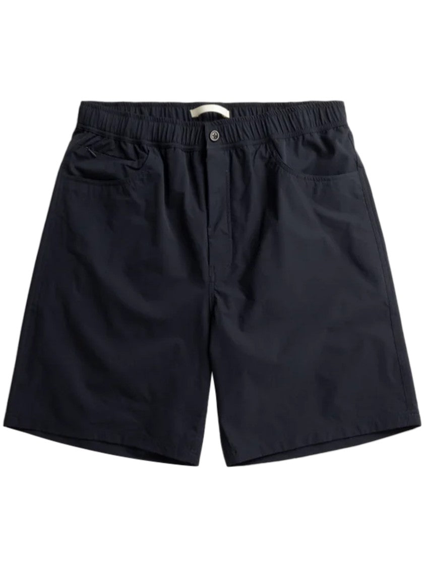 Norse Projects Minimalist Commuter Shorts With Elastic Waistband And Button Closure