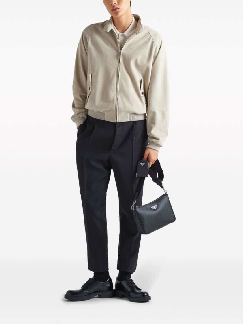 Prada Saffiano-Leather Shoulder Bag