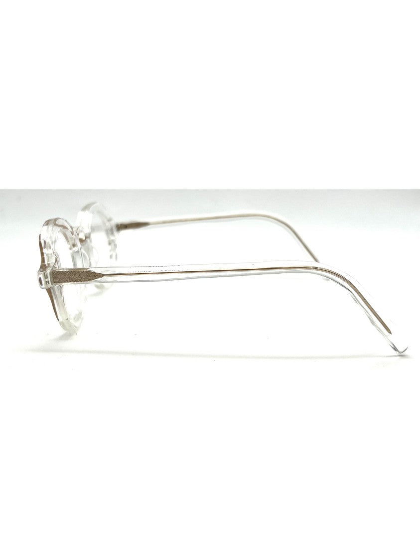 Masahiromaruyama Rounded Metallic Optical Frame With Lightweight Design