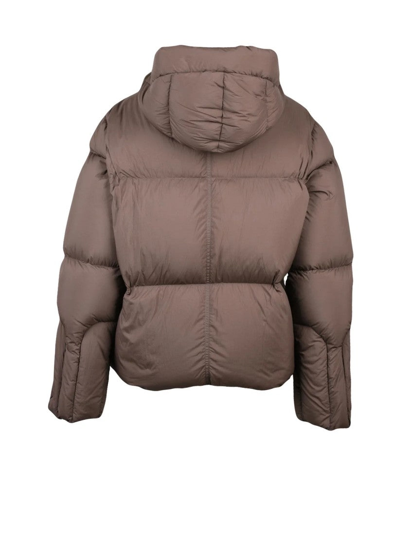 Bacon Brown Polyamide Storm Down Jacket
