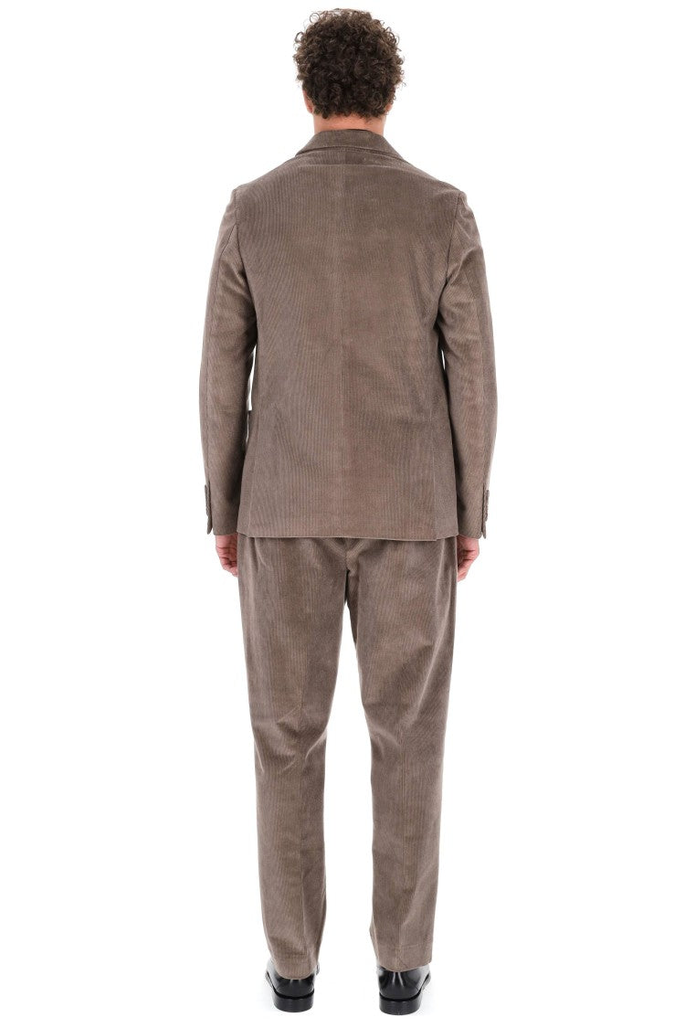 Officine Generale Leon Model Corduroy Single-Breasted Jacket