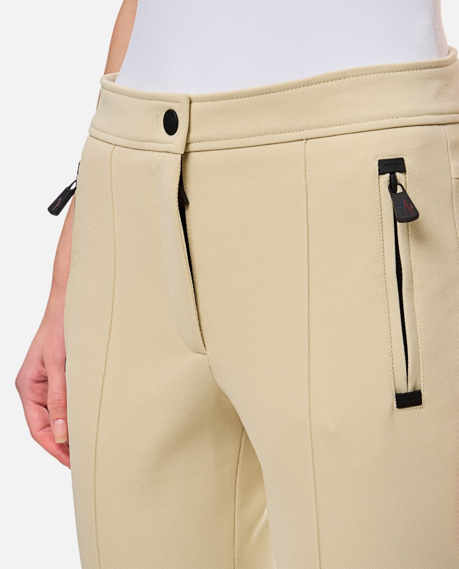 Moncler Grenoble Slim Fit Trousers With Frontal Pleats