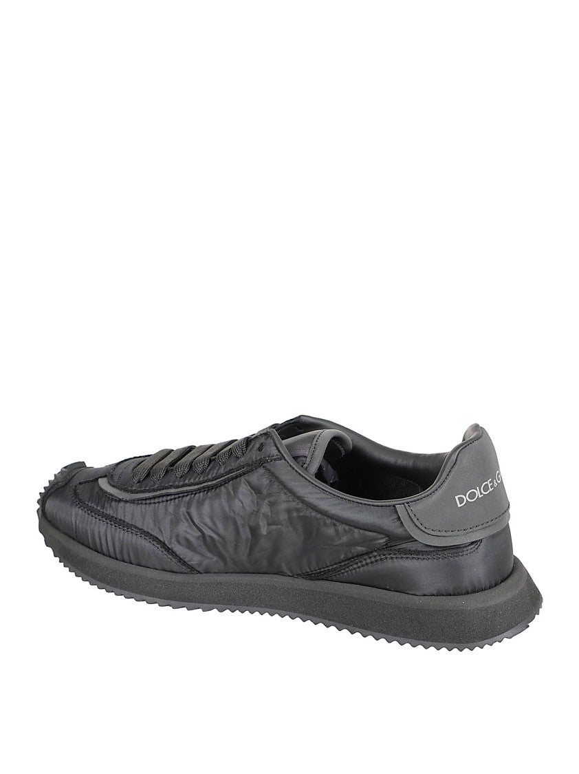 Dolce & Gabbana Oversized Logo Sneakers With Padded Collar