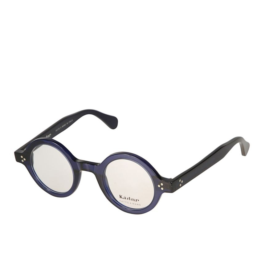Kador Arkistar Bold Round Frame Eyeglasses With Glossy Finish