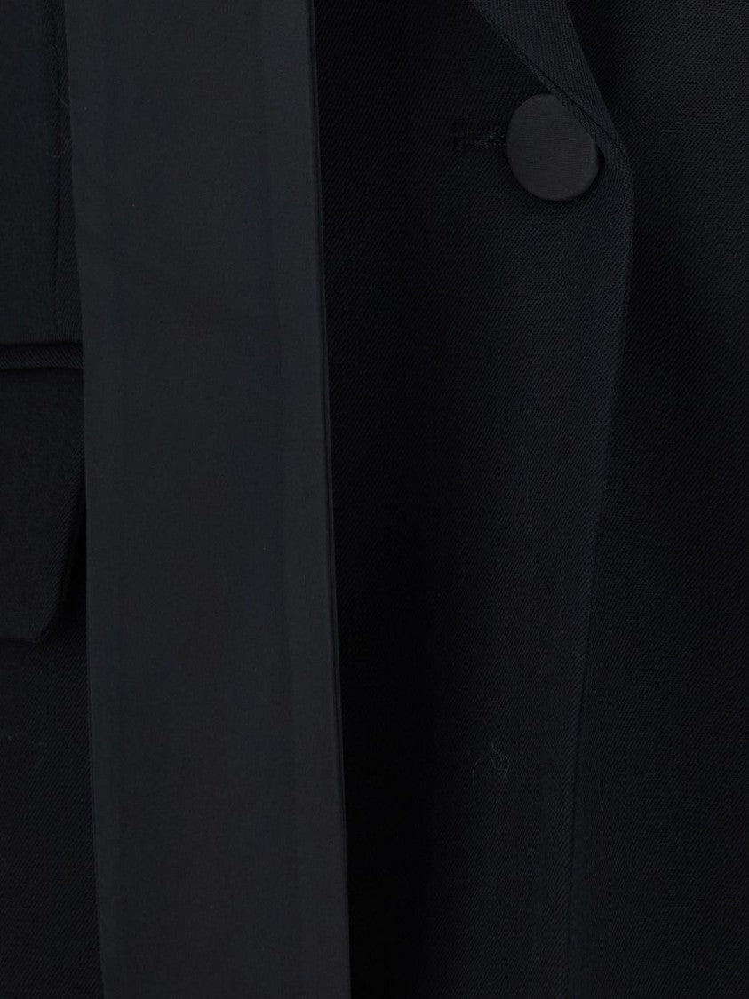 The Attico Tailored Black Virgin Wool Blazer