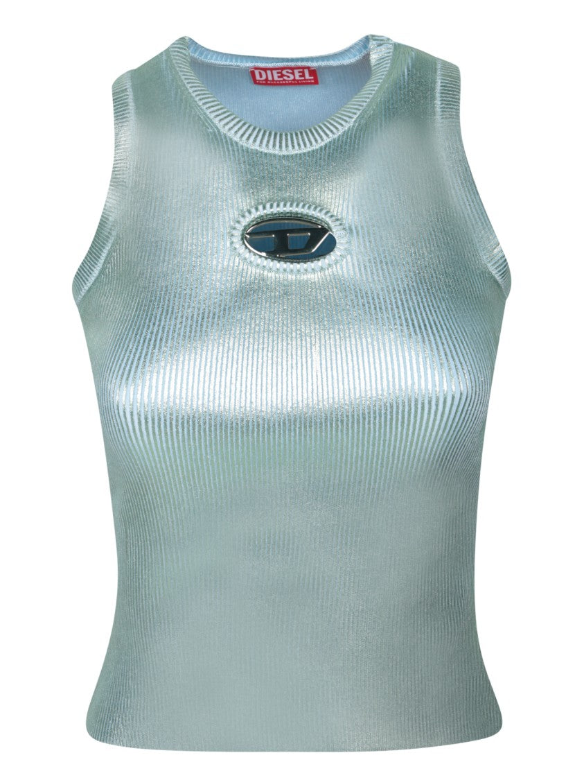 Diesel Sleeveless Top With Oval Cut-Out