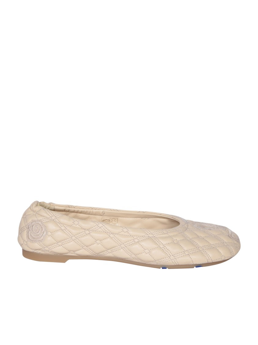 Burberry Quilted Lamb Leather Ballerinas