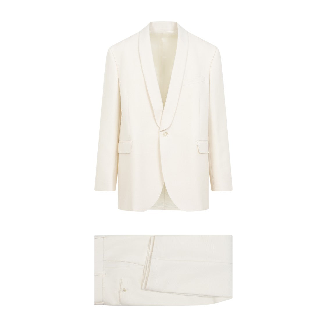 Celine White Wool Suit